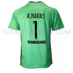 Herre Fotballdrakter Keeper Paris Saint-Germain Keylor Navas 1 Tredje 2020-21 Kortermet